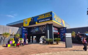 Your gaming pilgrimage at Comic Con Africa 2026 starts at Hall 6 Comic Con Africa 2026 Entrance header