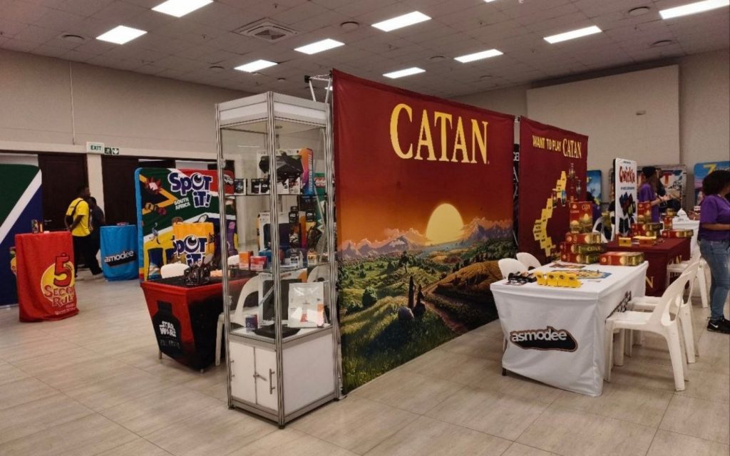 Comic Con Africa 2026 boardgame room header