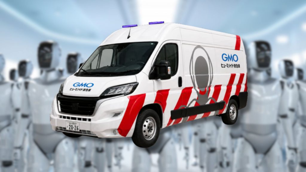 Japan’s GMO Robotics gives the world a dedicated ambulance for humanoid robots GMO humanoid robot ambulance