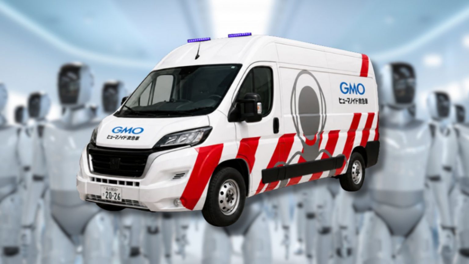 Japan’s GMO Robotics gives the world a dedicated ambulance for humanoid robots GMO humanoid robot ambulance