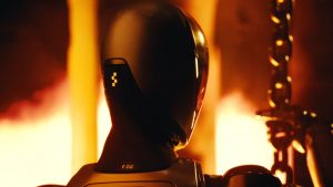 Figure gives its F.02 humanoid robot a Terminator-themed sendoff, complete with a furnace Figure F.02