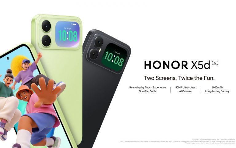 Two screens, endless possibilities: Experience the new HONOR X5d s at all stores nationwide Honor X5d s