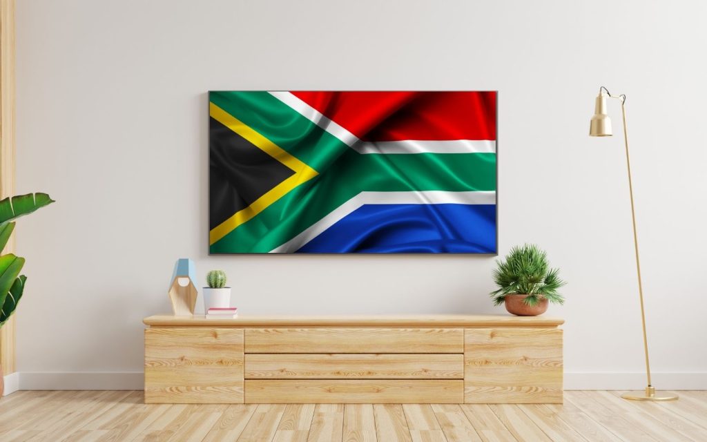 SABC launches a free pop-up channel dedicated to election coverage TV with South African flag header