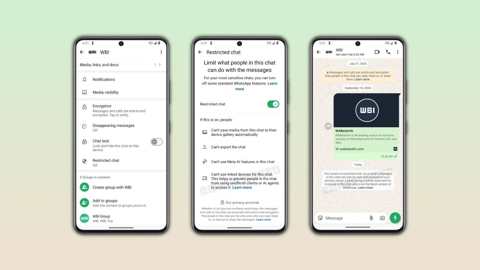 WhatsApp Restricted Chats (WABetaInfo) intext